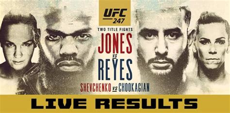 ufc 247 results|UFC 247: Jones vs. Reyes Fight Results .